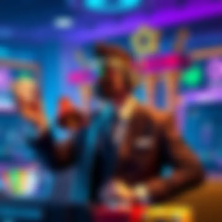 VIP host announcement A VIP host alerts players about the cancellation of monthly promotions and encourages them to secure codes for better wagering.