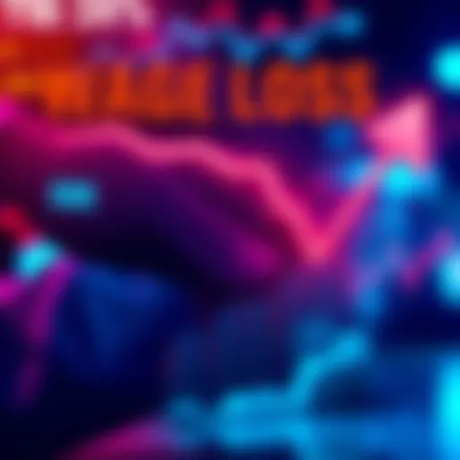 Graph showing a decline in wages with an arrow pointing down, illustrating the monthly loss in today’s market.