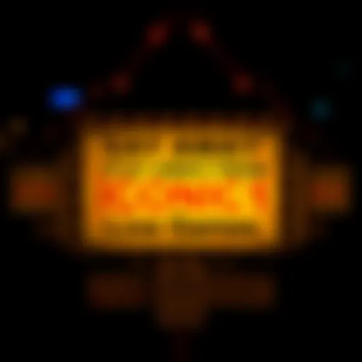 A caution sign with the words 'Stay Away from ICONIC21 Live Games' highlighted, set against a dark background to signal danger.