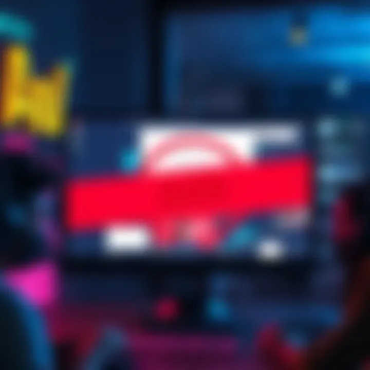 A computer screen displaying news of Watson's ban with shocked reactions from online forums in the background