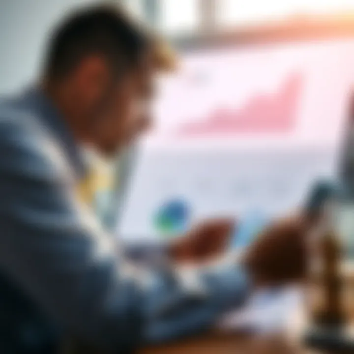 Wealth-Building Strategies A person analyzing financial growth with charts and graphs in front of them, symbolizing wealth-building strategies in 2026.
