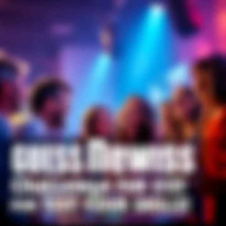 A group of people excitedly discussing and sharing answers for a weekly guessing challenge to win cash prizes.