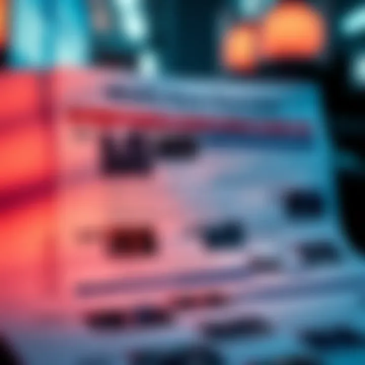 Weekly News Overview A calendar page with highlighted events and news headlines for the week