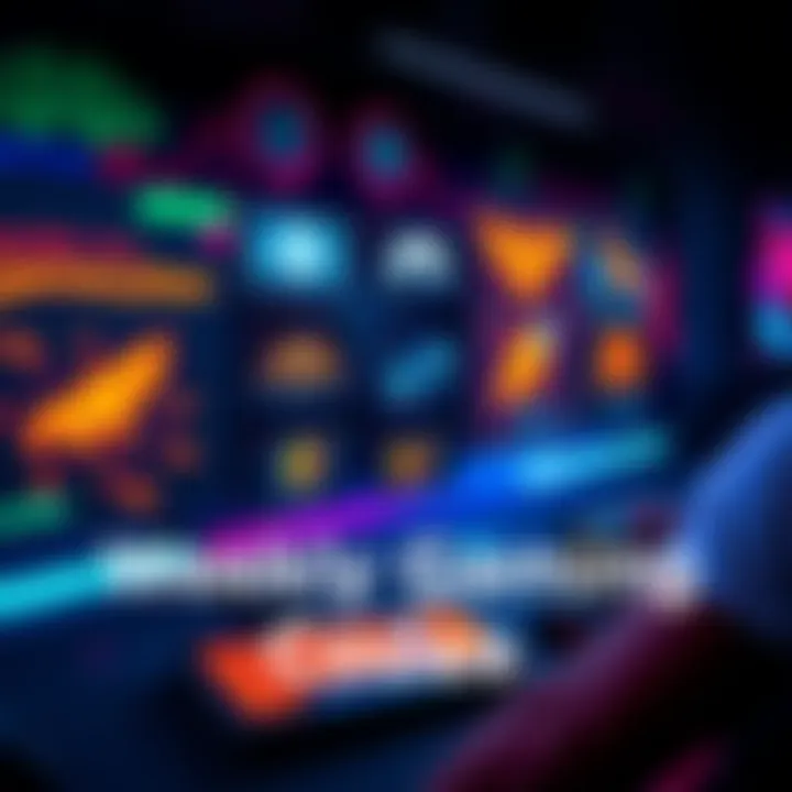 Weekly Gaming Codes A digital display showing various weekly gaming codes to enhance gameplay, with bright colors and exciting graphics.
