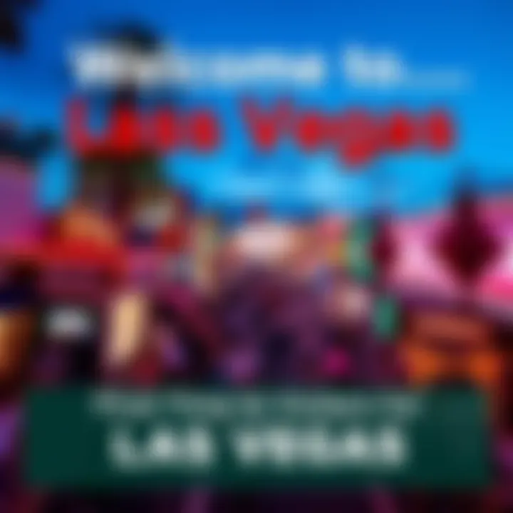 A vibrant Las Vegas Strip with bright lights and bustling crowds at night