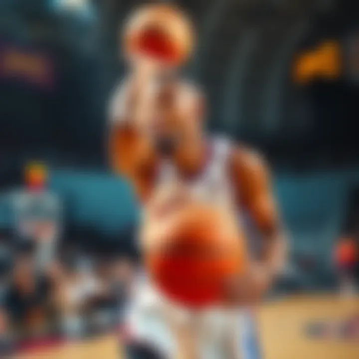 Wembanyama Playing Basketball Victor Wembanyama on the court during a game while dealing with foul trouble