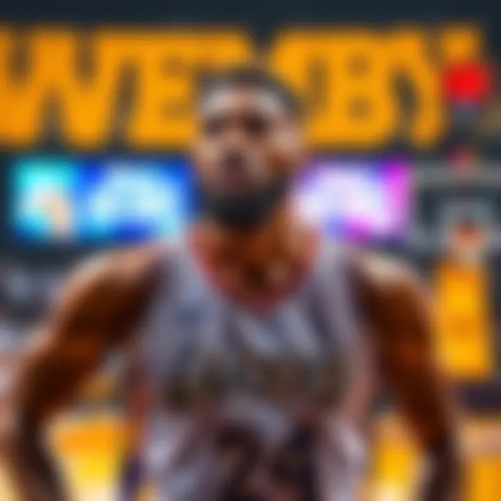 Wemby looking frustrated on the court following a tough loss against the Lakers