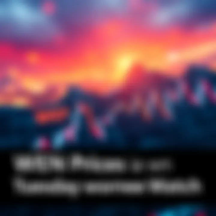 A graph showing the rising prices of WEN cryptocurrencies on a Tuesday morning.