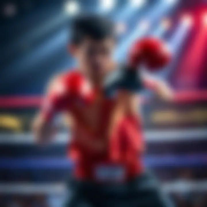 WENny Pacquiao showcasing his boxing skills during a match