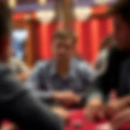 Will Givens confidently playing poker, focused on a large pot, surrounded by other players