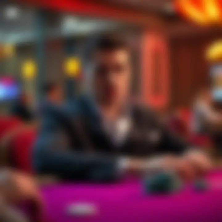 Will Givens sitting confidently at a poker table, contemplating his next move after returning from a ban.