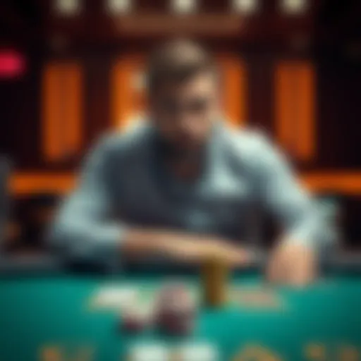 Will Kassouf at Poker Table Will Kassouf sitting at a poker table, preparing to play one hand before leaving the game quickly