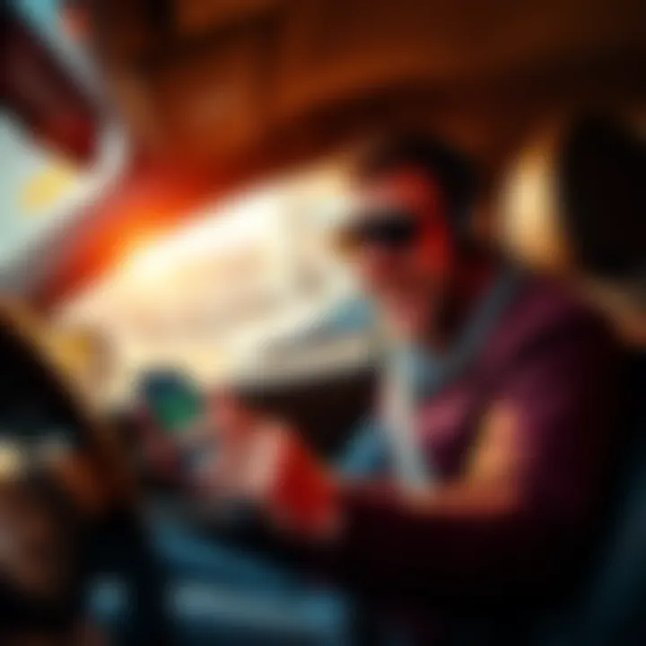 Person celebrating a big win while checking a betting app on their phone during a morning commute