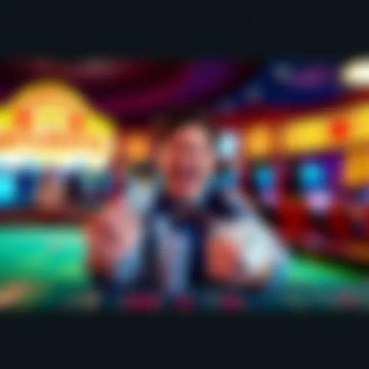 A person celebrating a big win at the craps table in Atlantis Reno, holding cash winnings with a joyful expression.