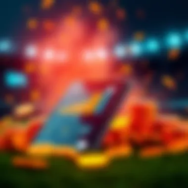 A graphic showcasing a smartphone displaying betting insights with a winning streak, symbolizing success in decision-making.