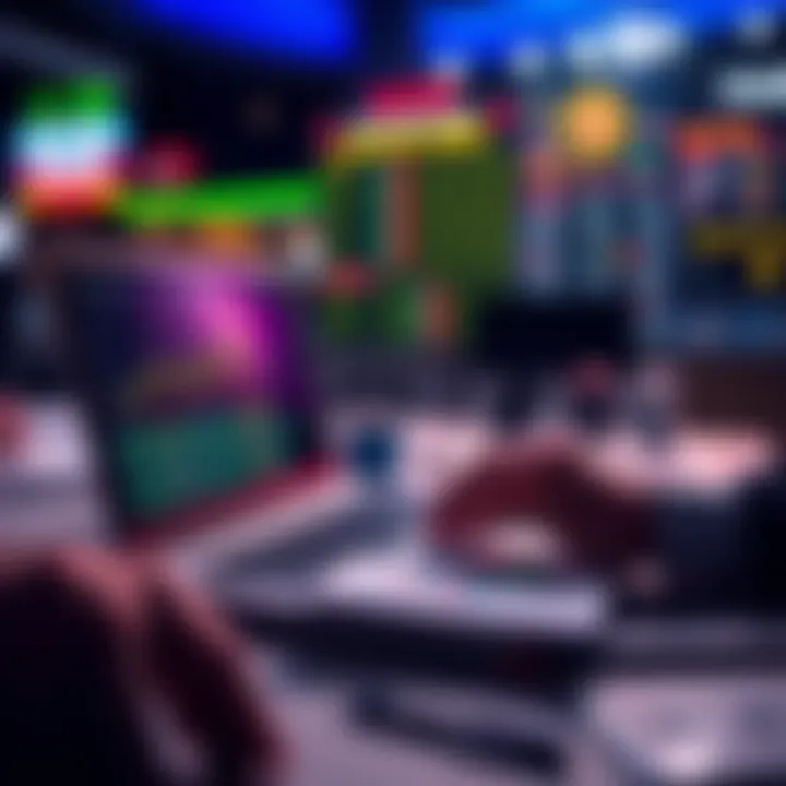 A person analyzing betting odds on a laptop with charts and notes around them.