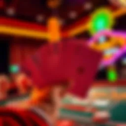 A player's hand showing four Deuces and an Ace at El Cortez Casino in Las Vegas