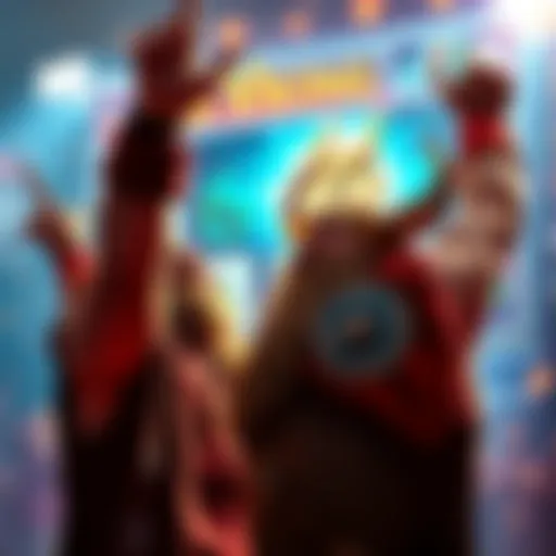Winning Moment in Le Viking A player celebrating after hitting the hidden 6 scatter in Le Viking with a bright screen showing big wins