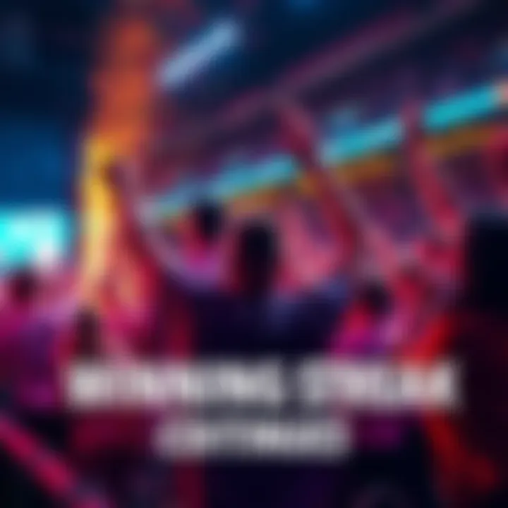 People cheering in excitement as underdogs win during a six-day winning streak, highlighting celebration and hope.