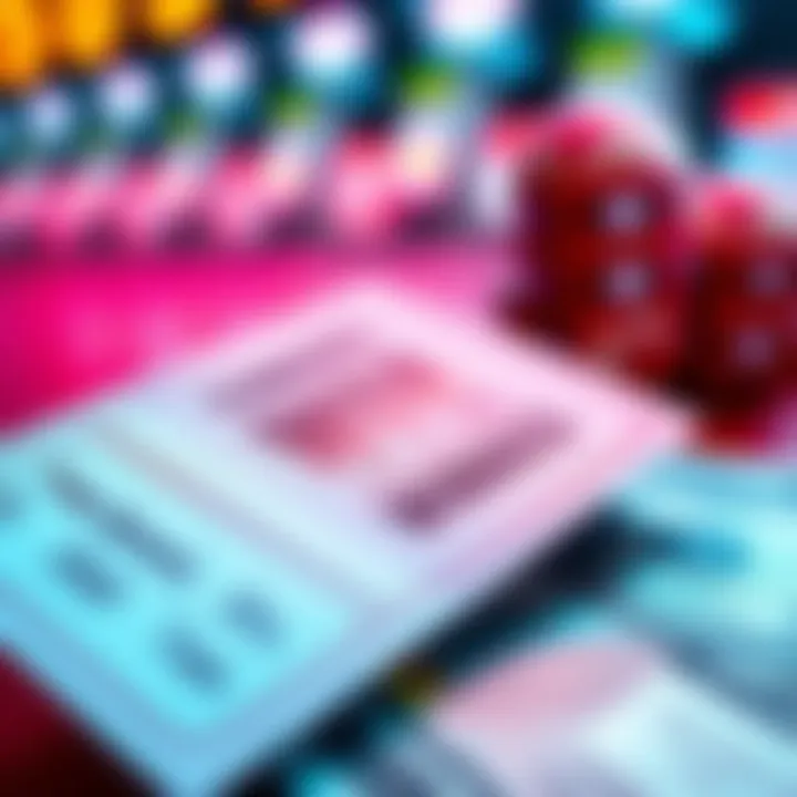 Close-up of a winning betting ticket with cash beside it, symbolizing a small wager that turned into a big win.