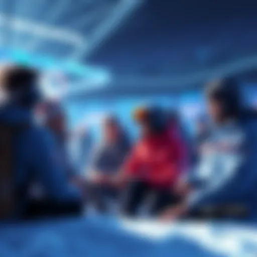 People discussing betting picks for the Winter Olympics 2026, featuring images of ski events and gold medals.