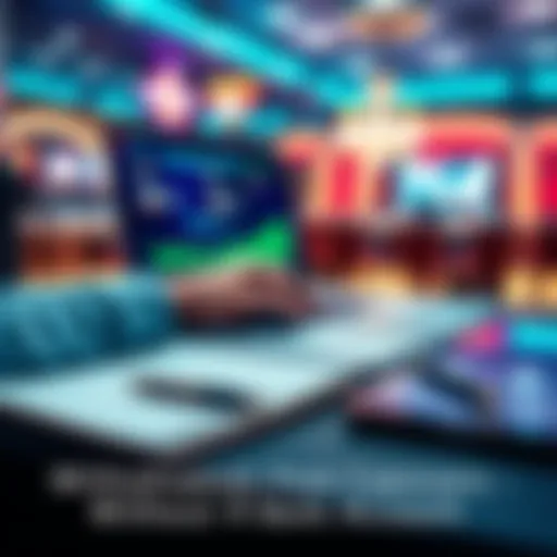 A person using a laptop to manage their finances and process a withdrawal from Caesars, with a notebook and pen beside them.