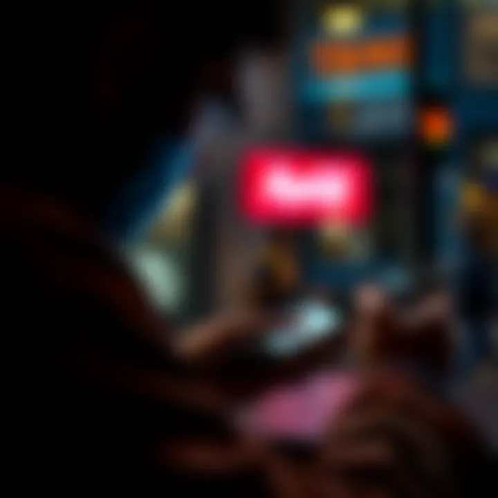 Withdrawal to Debit Card A person checking their bank account on a smartphone after making a withdrawal to a debit card