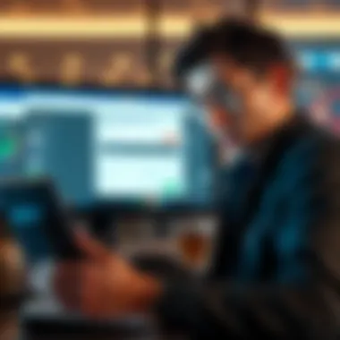 A person looking worried while checking their account on Rollsonic.com, showing a withdrawal request for a large sum with a fee notice on the screen.