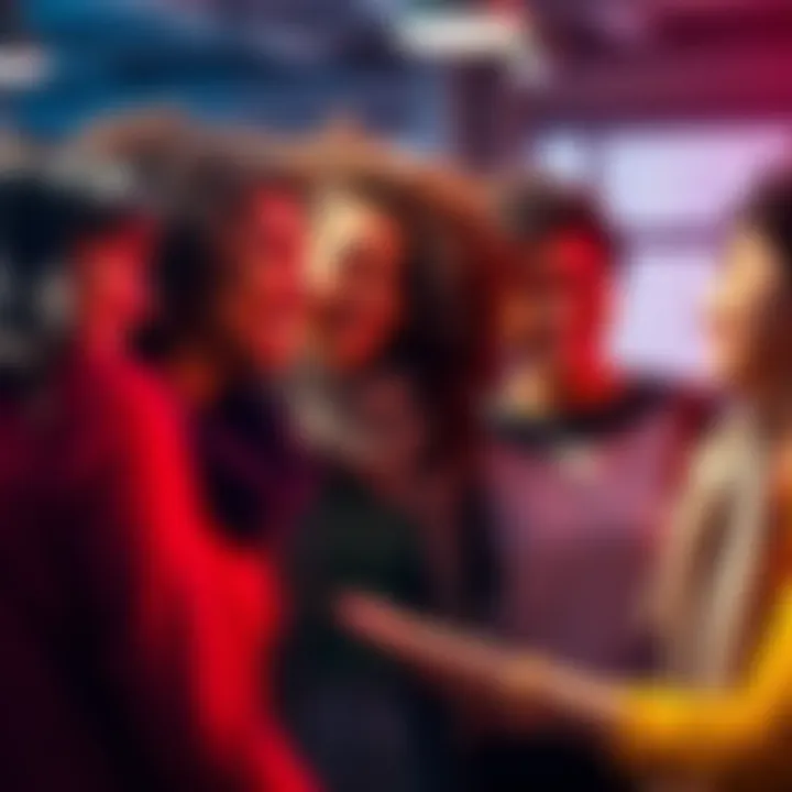 Women Supporting Each Other A group of diverse women smiling and encouraging each other in a supportive setting.