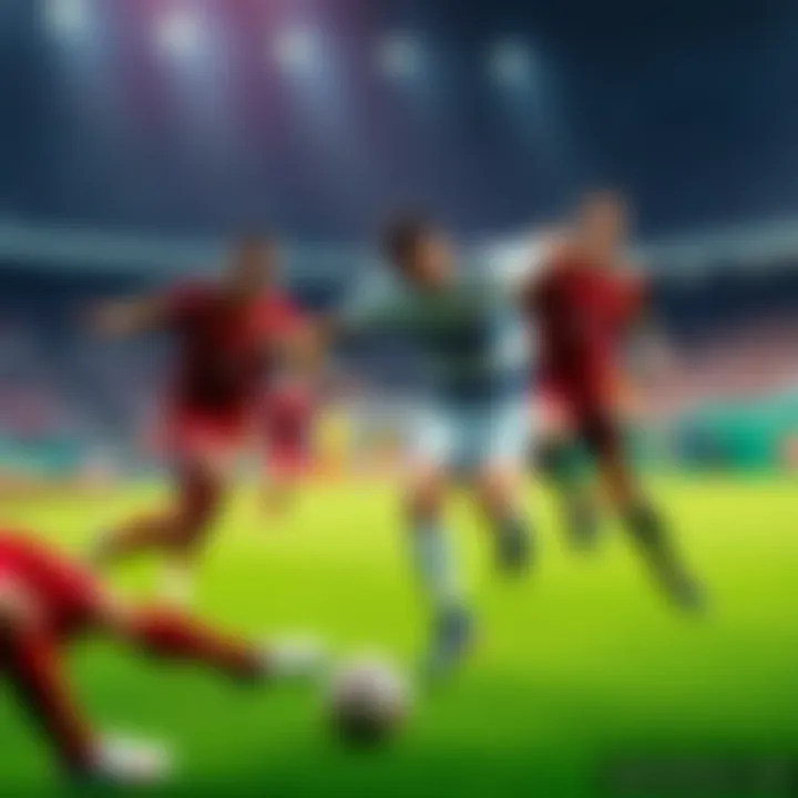 A montage of crucial moments from the World Cup Round of 16 matches showing players in action and key plays that impacted the games.