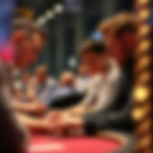 Chipleaders at the WSOP Main Event analyze their stacks during Day 6 of the tournament