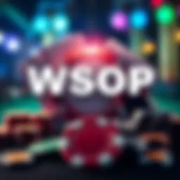 WSOP Online Challenge Announcement A graphic featuring poker chips and cards promoting the WSOP Online Challenge for $55 tickets