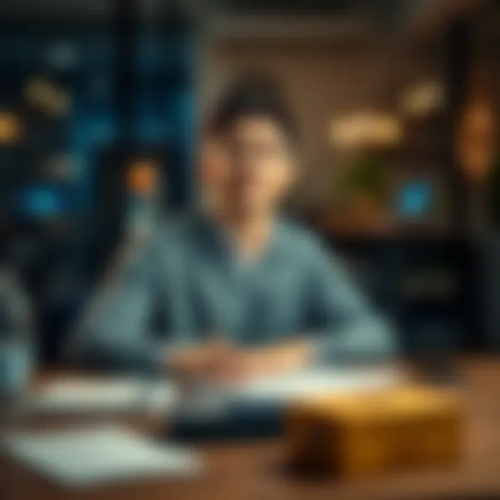 Young professional overcoming gambling addiction A 25-year-old man sits at a table with therapy materials, looking hopeful while reflecting on his journey to overcome gambling addiction.