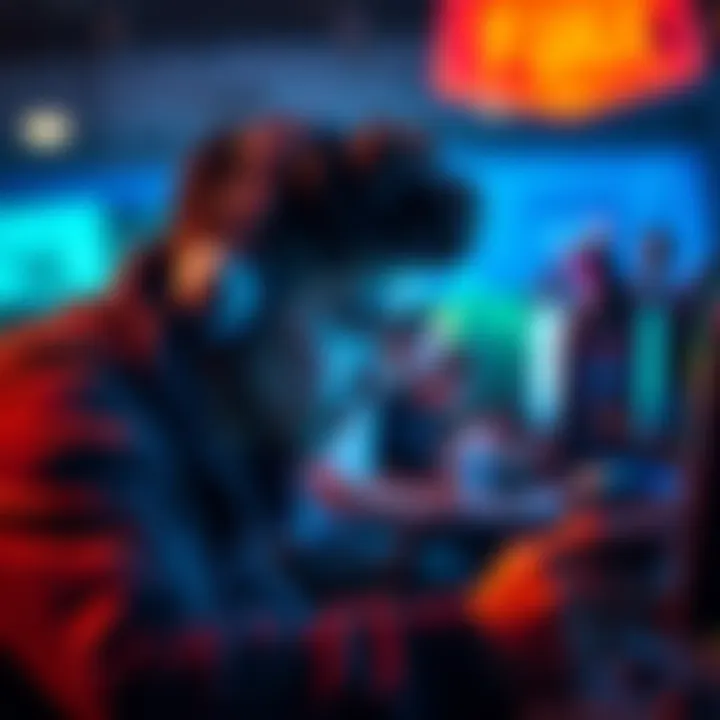 A young adult focuses on a video game, reflecting on their journey of recovery from gambling addiction and finding positive distractions.
