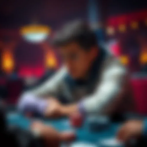 A 21-year-old poker player focused on the game, reflecting on perceptions of age and strategy.