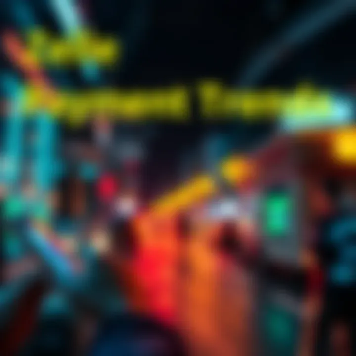 Overview of emerging trends and challenges in the Zelle payment system with visuals depicting digital transactions.