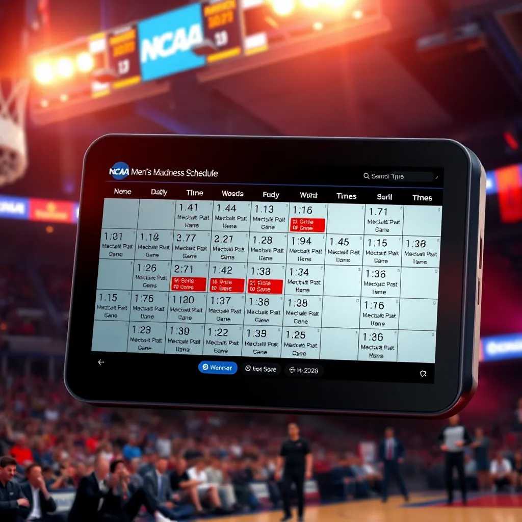 Ncaa March Madness Tv Schedule 2027
